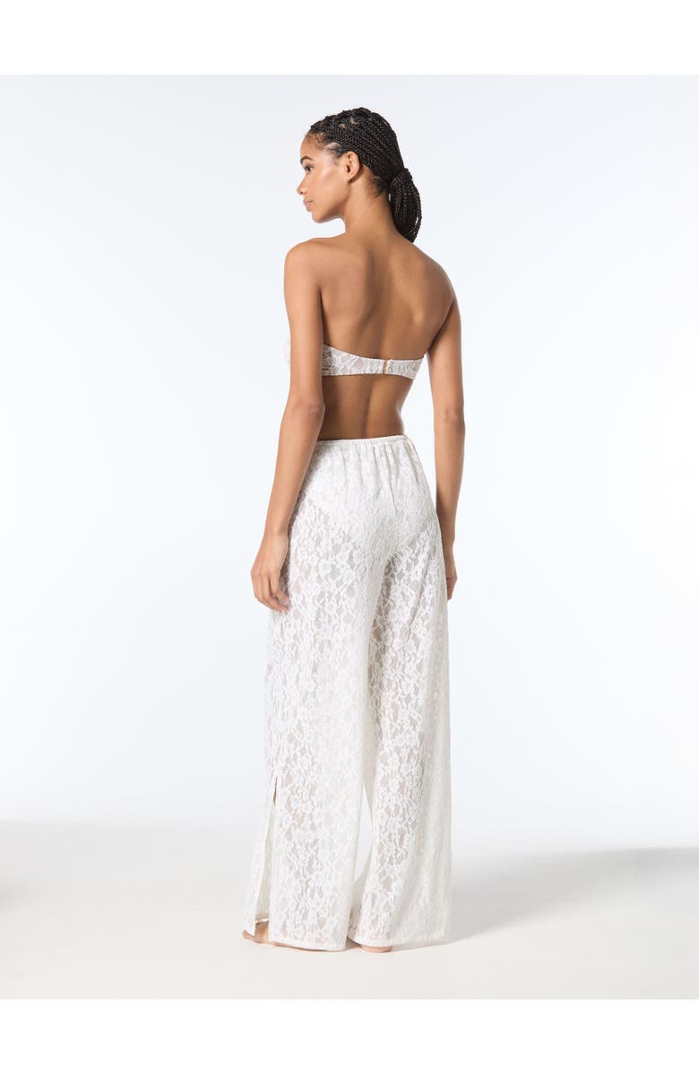 MICHAEL Michael Kors Lace Cover Up Pants, Alternate, color, White