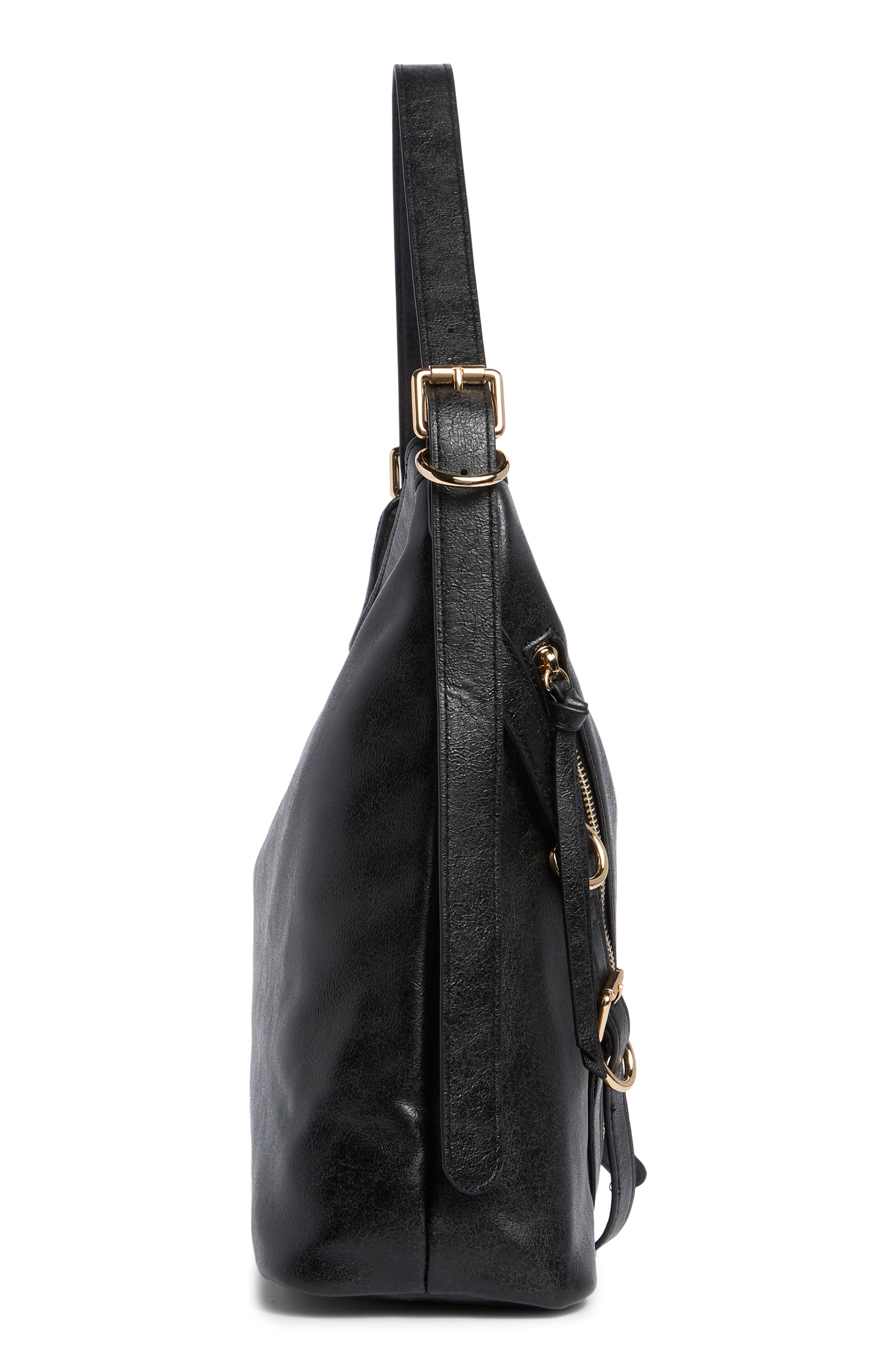 Melie Bianco Sloane Shoulder Bag, Alternate, color, Black