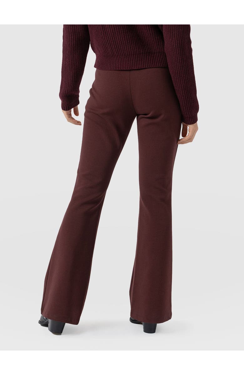 Saint + Sofia Fearne Flare Legging, Alternate, color, Maroon