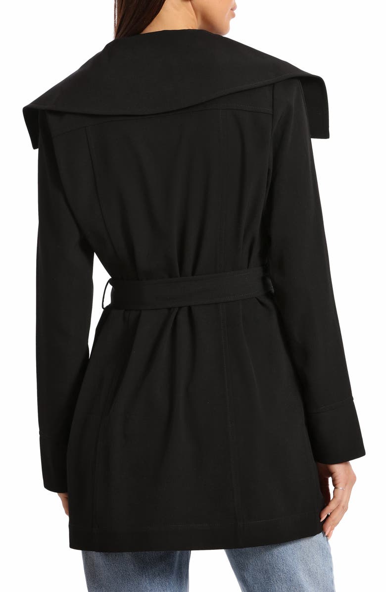 Avec Les Filles Drape Trench Coat, Alternate, color, 