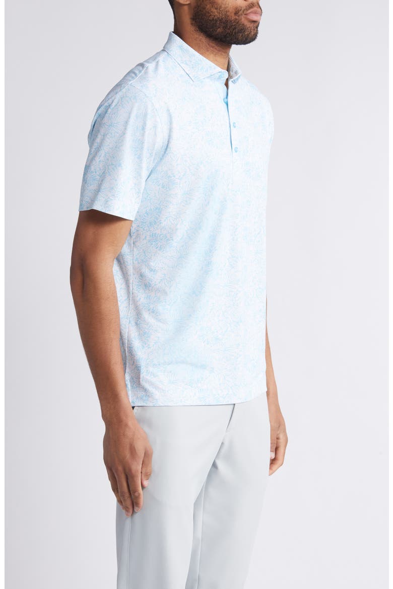 Hideaway Floral PREP-FORMANCE Polo, Alternate, color, PERMAFROST