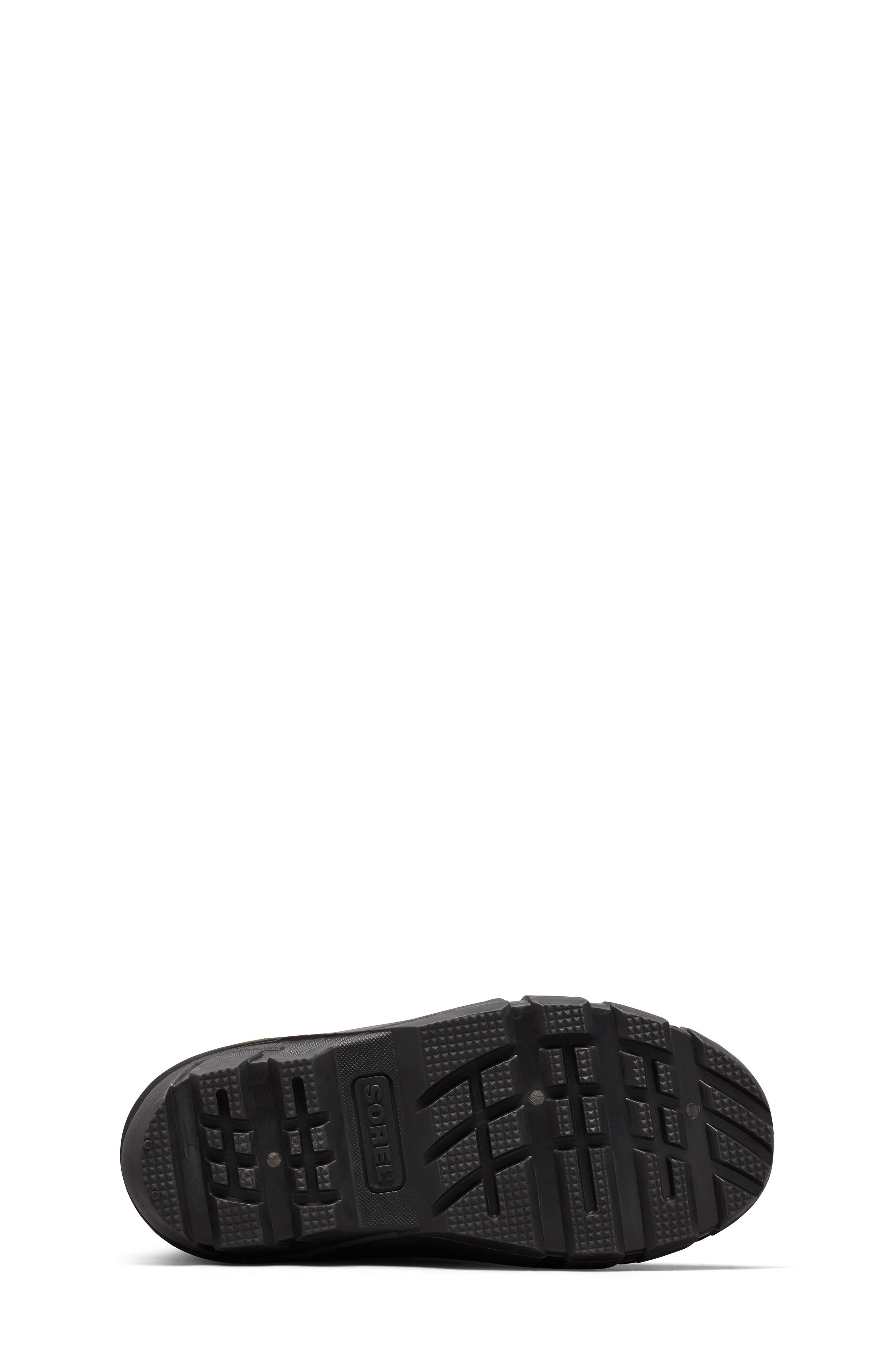 SOREL Kids' Flurry Waterproof Snow Boot, Alternate, color, Black/ Super Blue