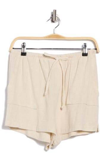Bobeau Patch Pocket Drawstring Shorts