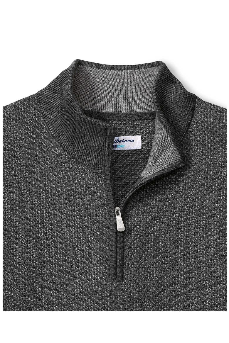 Coolside Legend IslandZone® Quarter Zip Sweater, Alternate, color, GREY MIST