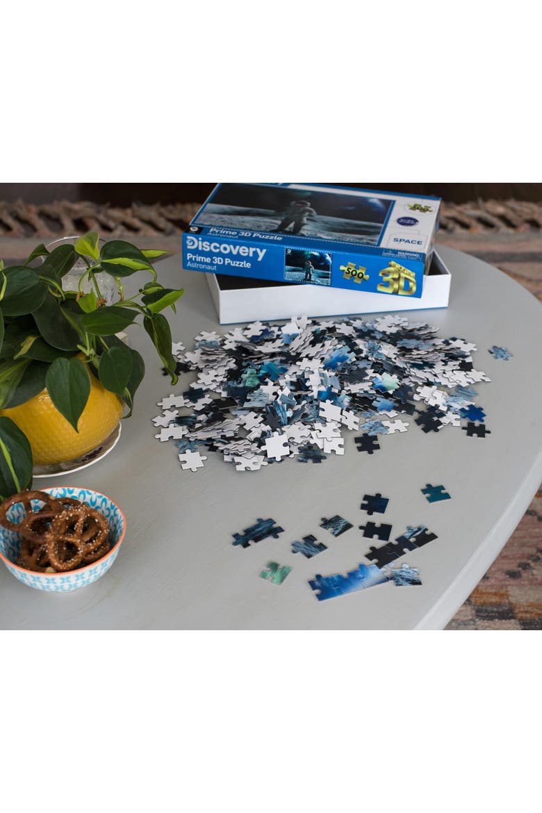 Space Astronaut Super 3D 500 Piece Jigsaw Puzzle For Adults And Kids, Alternate, color, Multi-Color