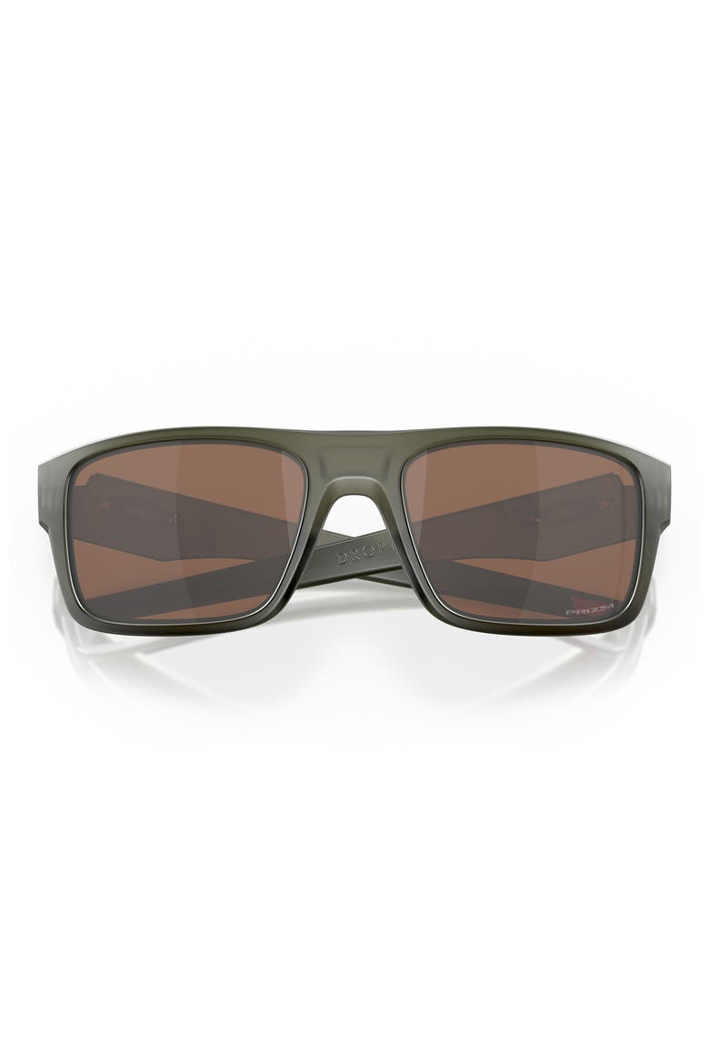 Drop Point 61mm Prizm Rectangle Sunglasses, Alternate, color, MATTE OLIVE INK / PRIZM