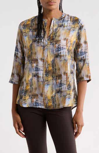 Tassel Neck Shift Top