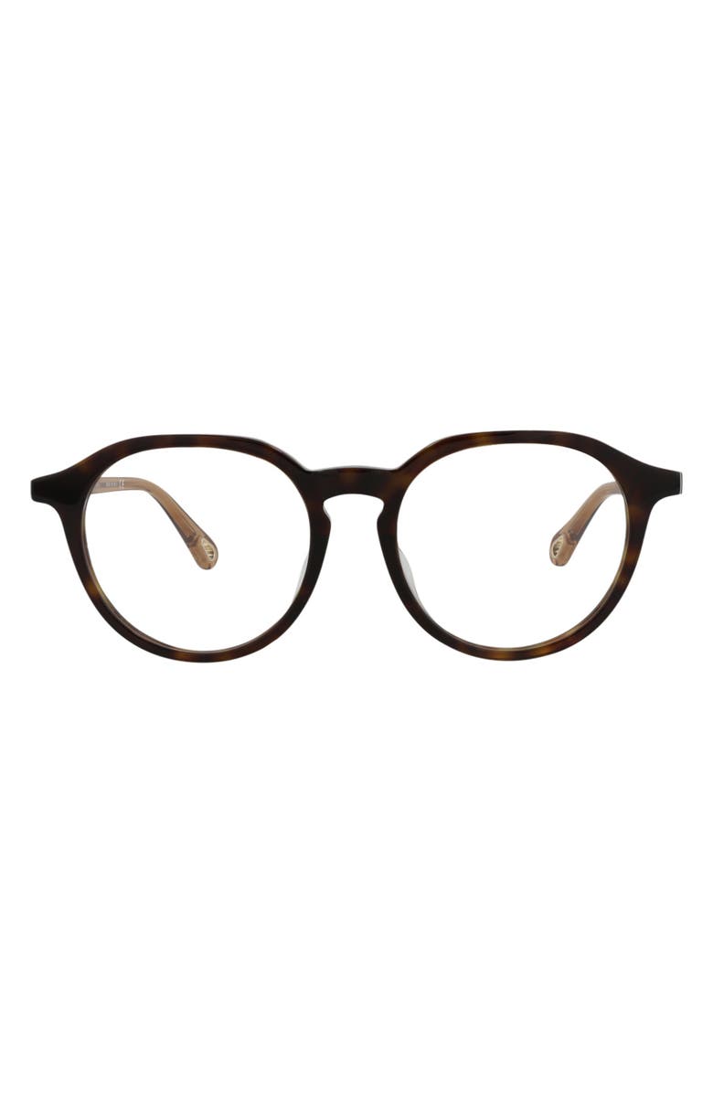 Chloé Core 50mm Round Optical Glasses, Main, color,