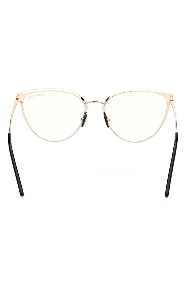 TOM FORD 56mm Blue Light Blocking Glasses, Alternate, color,
