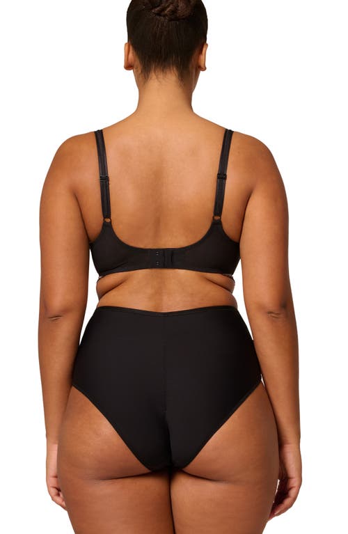 Simone Perele Romance High Waist Briefs In Black
