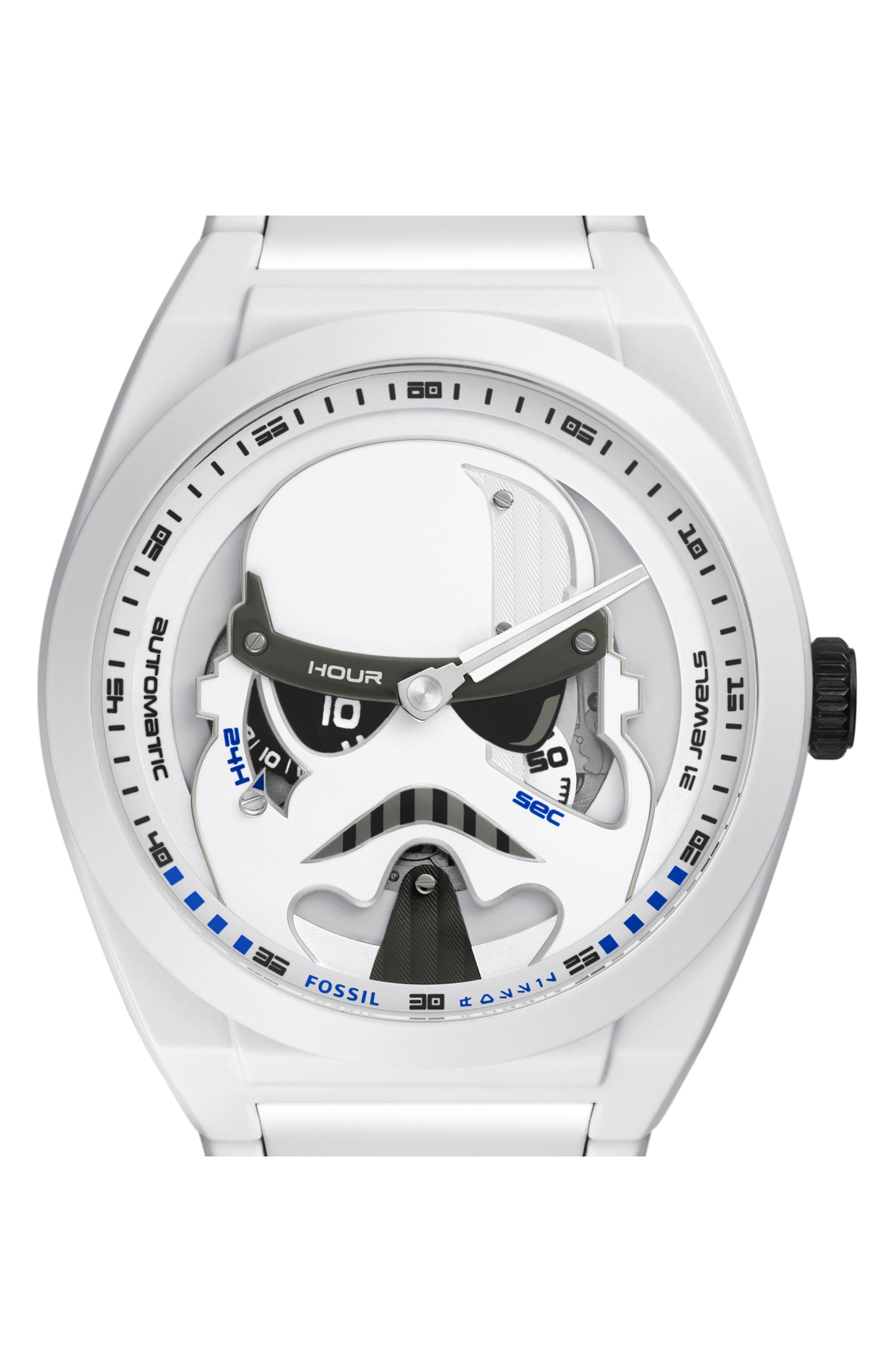 x Star Wars™ Limited Edition Stormtrooper Bracelet Watch, 43mm