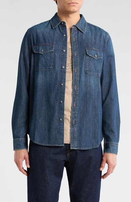 AG Benning Trim Fit Denim Sport Shirt