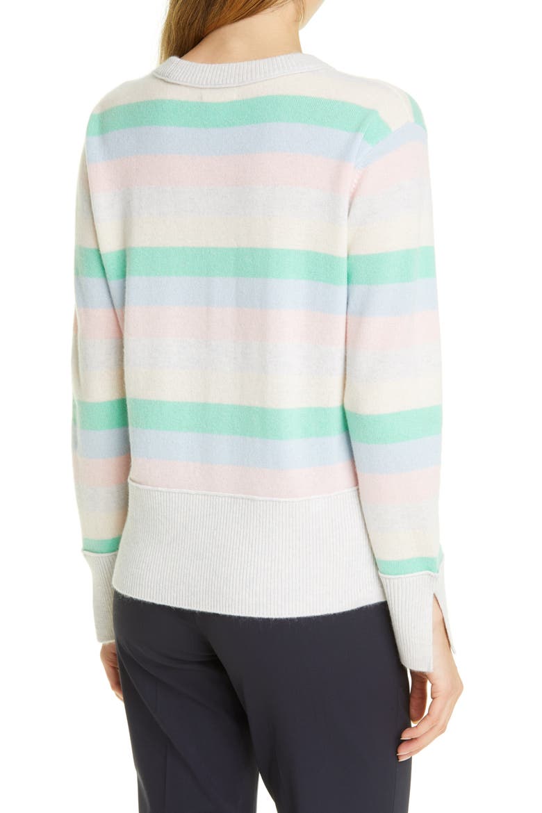 Stripe Cashmere Sweater, Alternate, color, STRIPE