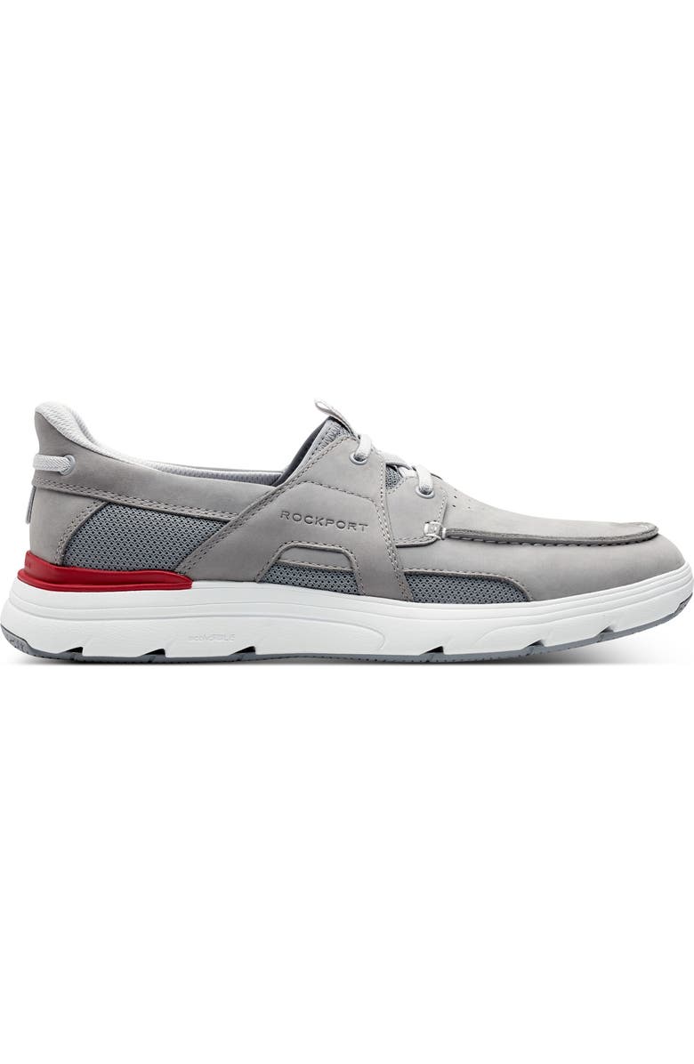 Rockport Seadon Boat Shoe, Alternate, color, Light Grey