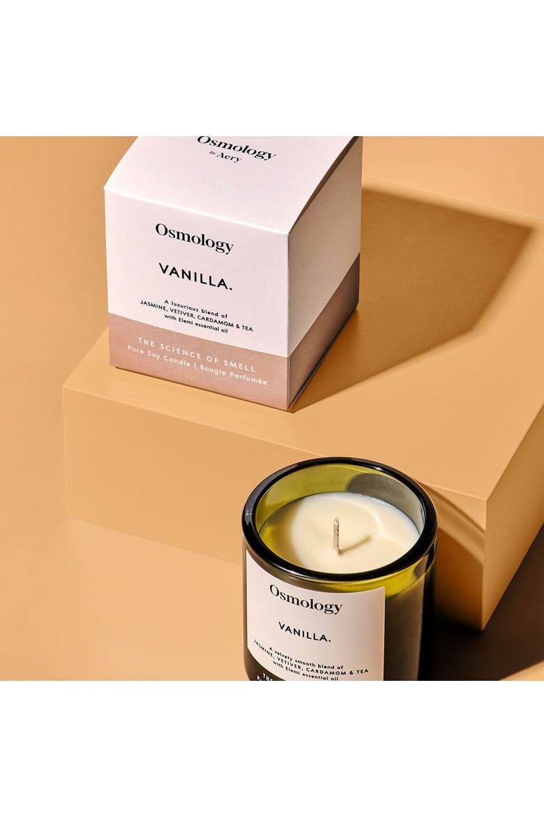 Vanilla Scented Candle, Alternate, color, green