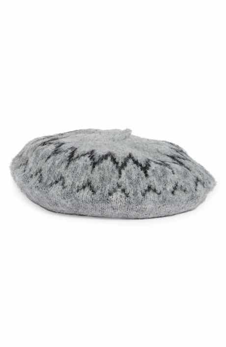 Fair Isle Knit Beret