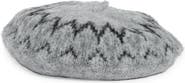 Steve Madden Fair Isle Knit Beret