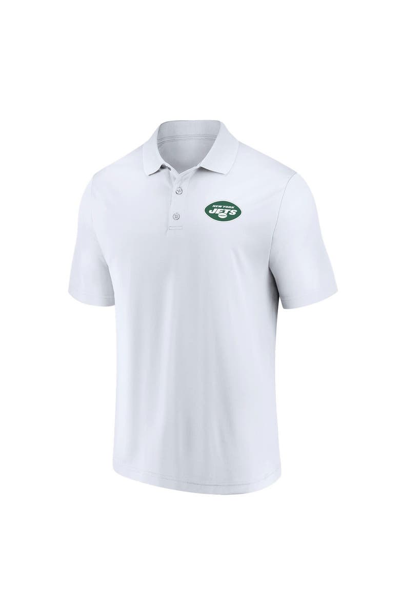 FANATICS Men's Fanatics Branded White New York Jets Component Polo, Alternate, color, 