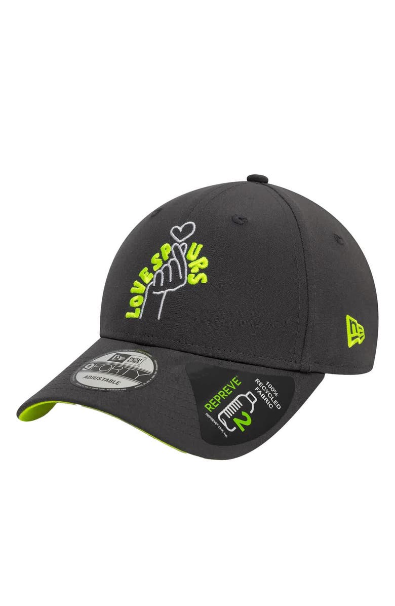 New Era Men's New Era Gray Tottenham Hotspur Korea 9FORTY Adjustable Hat, Main, color, Gray