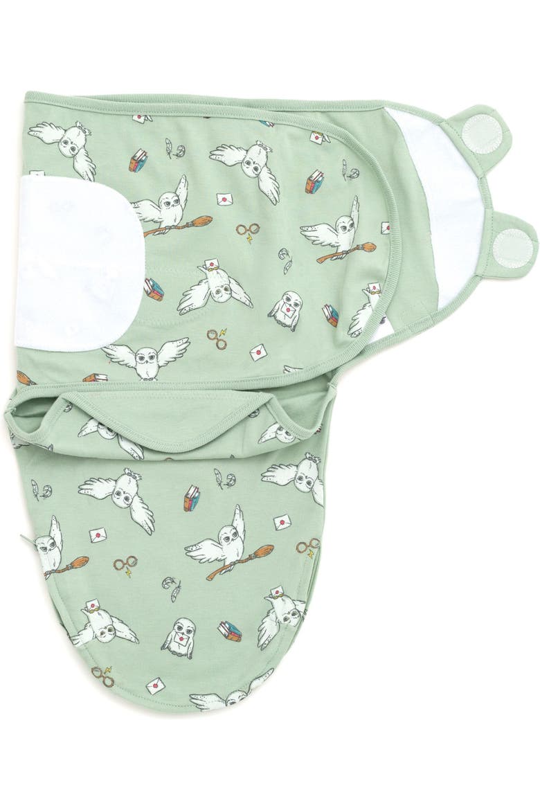 Sleepwear Swaddle Sack Set, Alternate, color, Sage Red Oatmeal