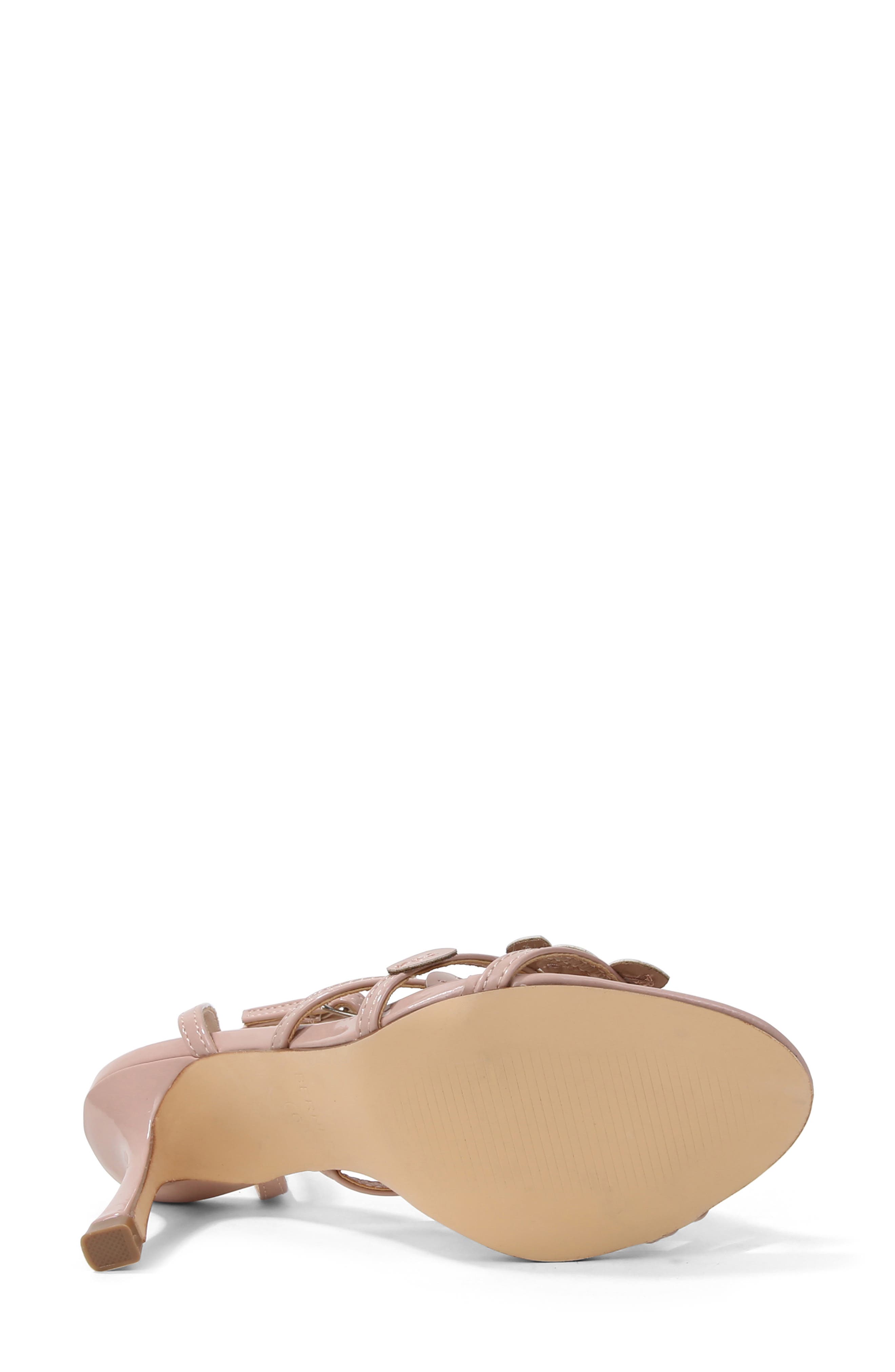 Hayden Flower Petal Strap Sandal, Alternate, color, BEIGE