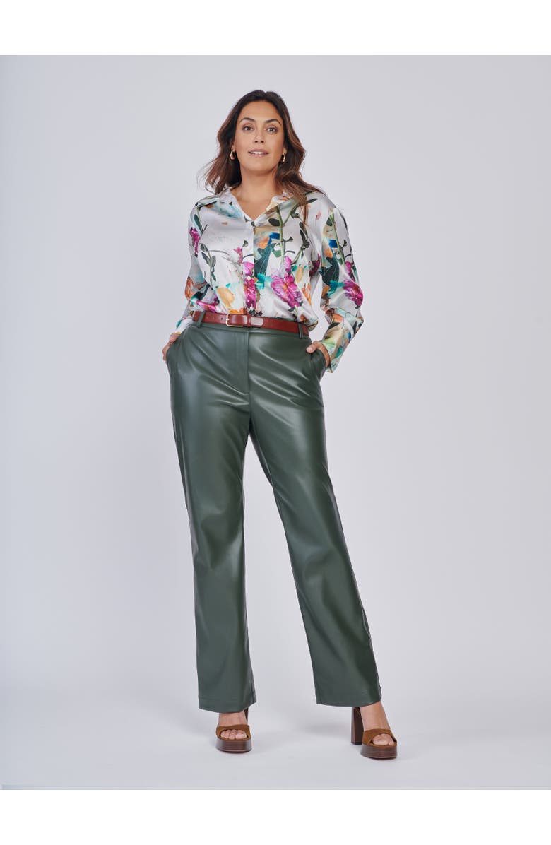Gabriella Rossetti Francesca Faux Leather Pant, Main, color, 