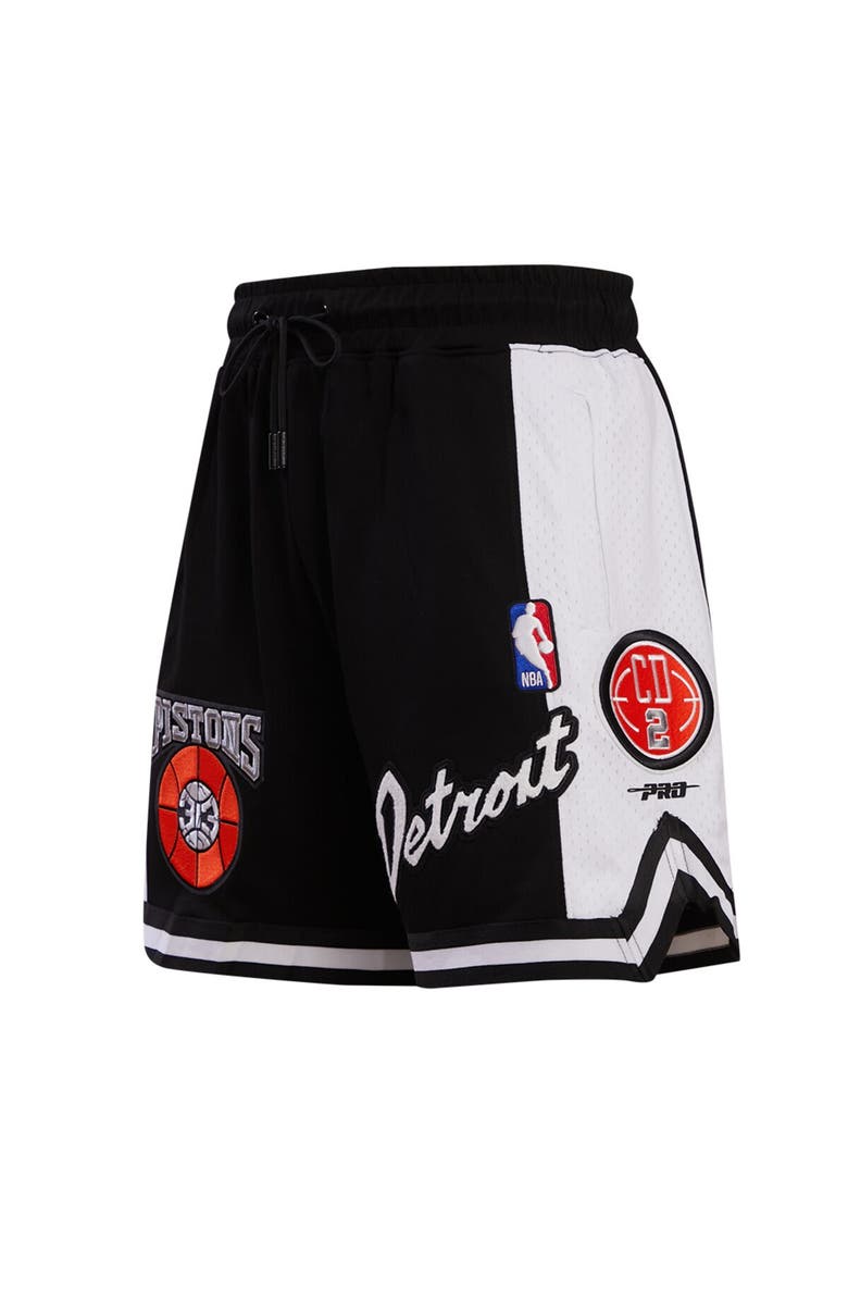 PRO STANDARD Men's Pro Standard Black Detroit Pistons 2023/24 City Edition DK Shorts, Alternate, color, 