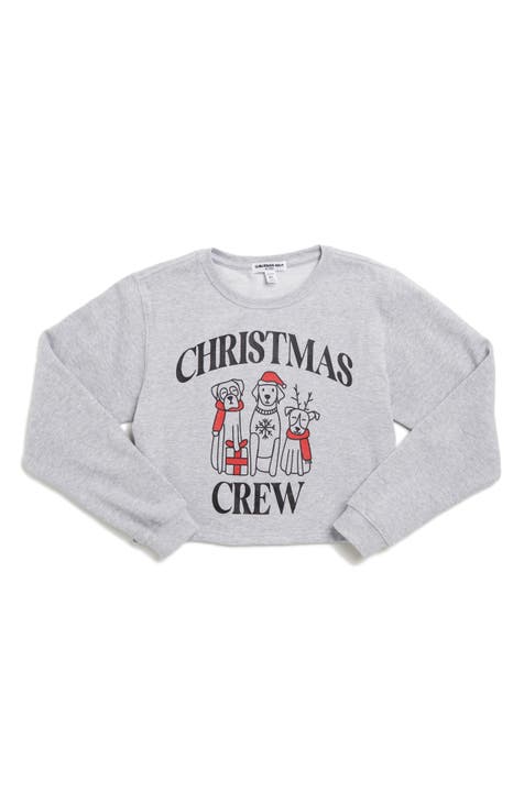 Kids' Crop Sweatshirt (Big Kid)