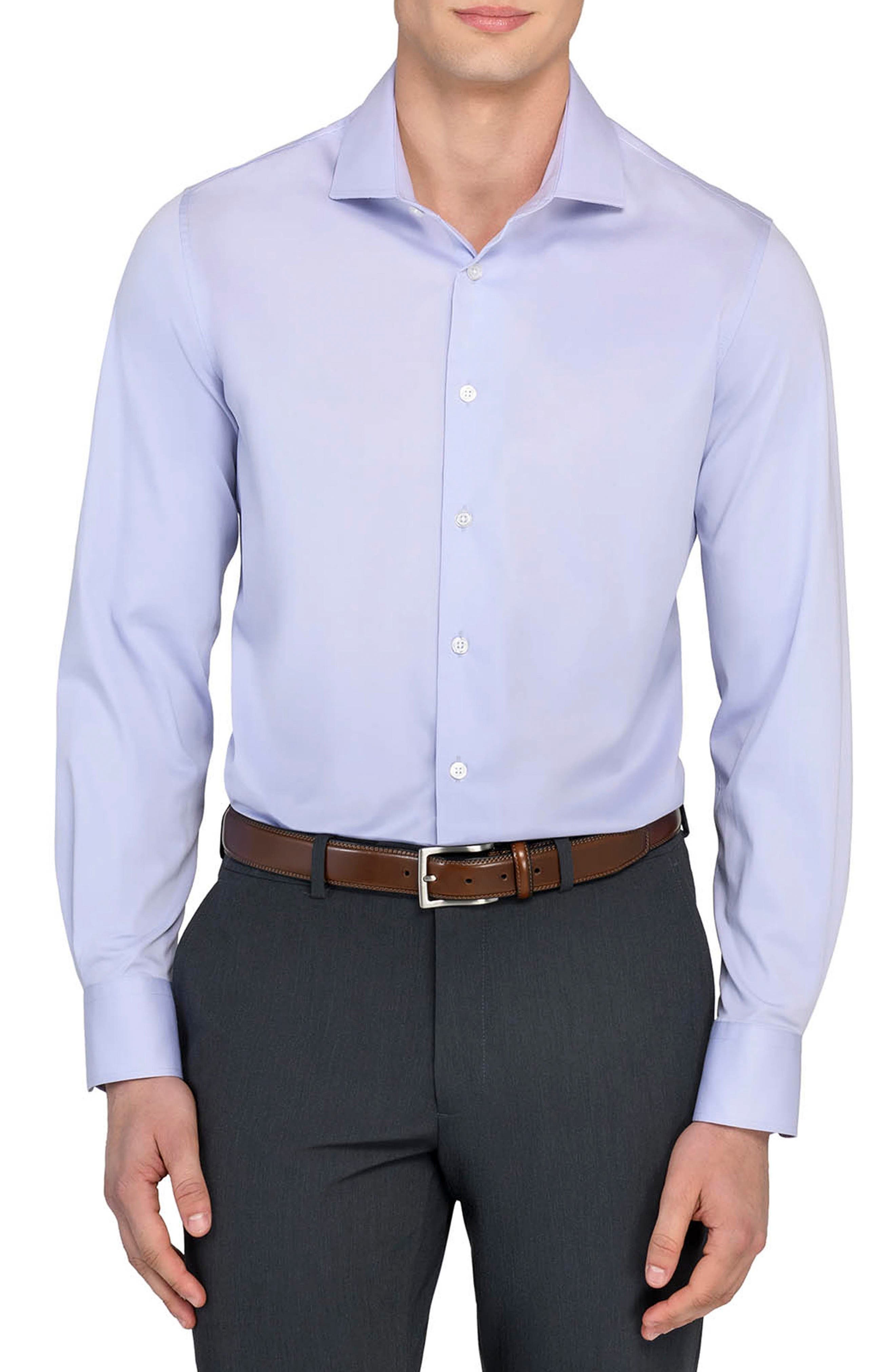 Slim Fit Solid Reworked Dress Shirt