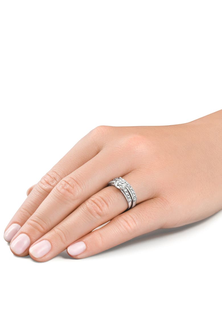 Certified 2 1/2Ct Diamond Engagement Wedding Ring Set 14k Gold Lab Grown, Alternate, color, 14k Yellow Gold
