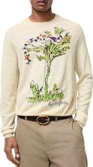 Burberry Wool Silk Brave Little Tree Sweater