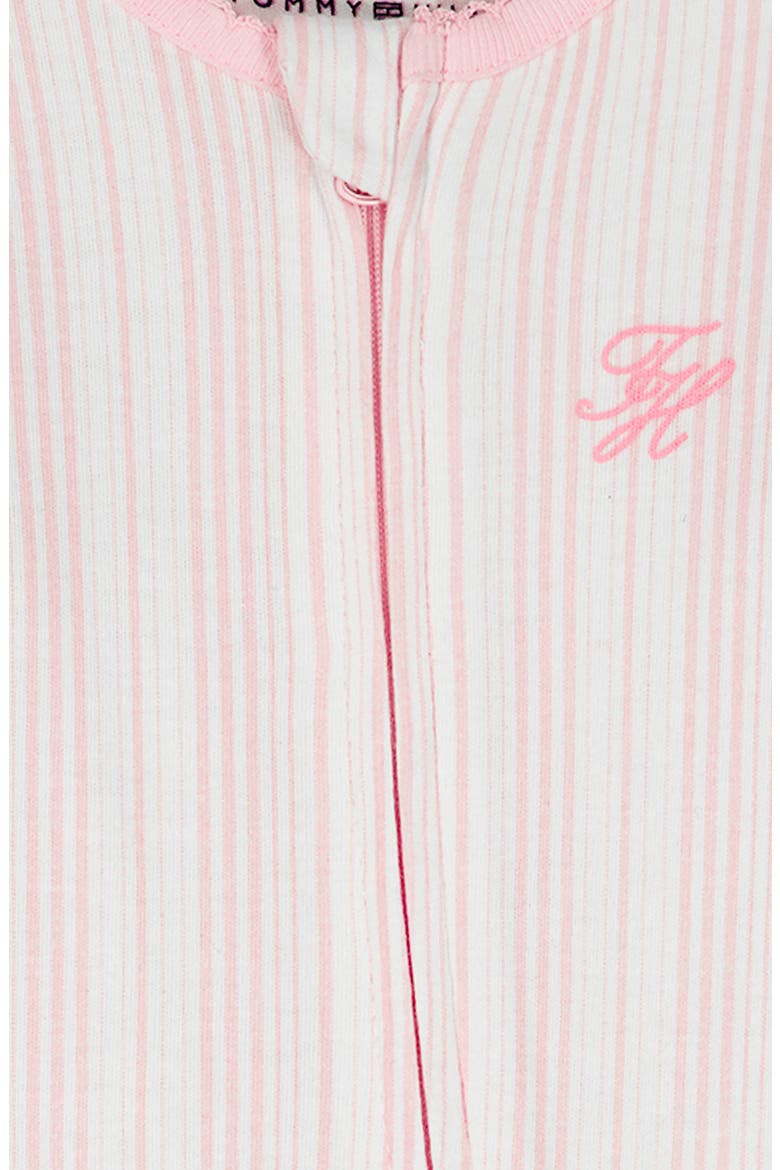 Stripe Footie, Alternate, color, WHITE MULTI