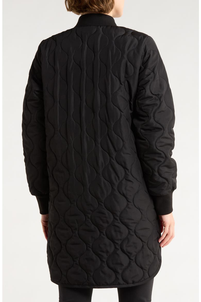 Z by Zella Longline Quilted Jacket (Women) | Nordstromrack