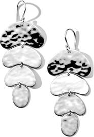 Ippolita Classico Crinkle Organic Shape 4-Tier Earrings