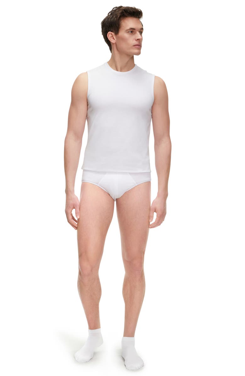 Falke Climate Control Outlast Briefs, Alternate, color, White
