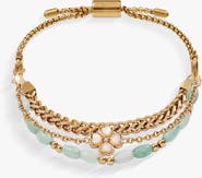 Alex and Ani Four Leaf Clover Stranded Bracelet Set