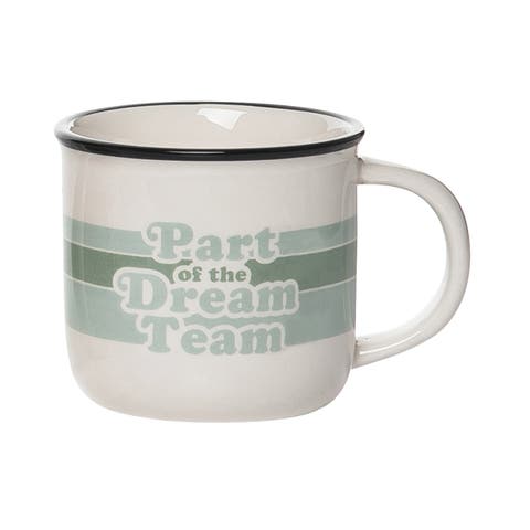 Part Of The Dream Team Retro Mug Ceramic White 16 oz