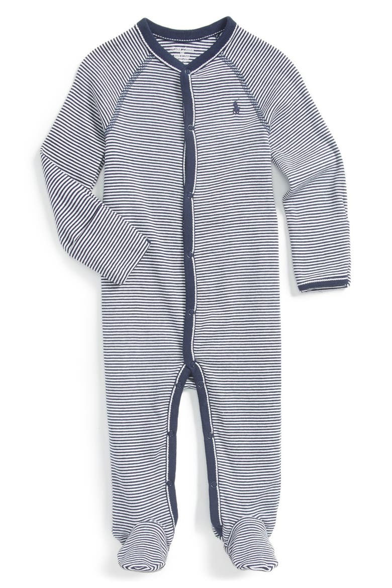 Stripe One-Piece, Main, color, FRENCH NAVY MULTI