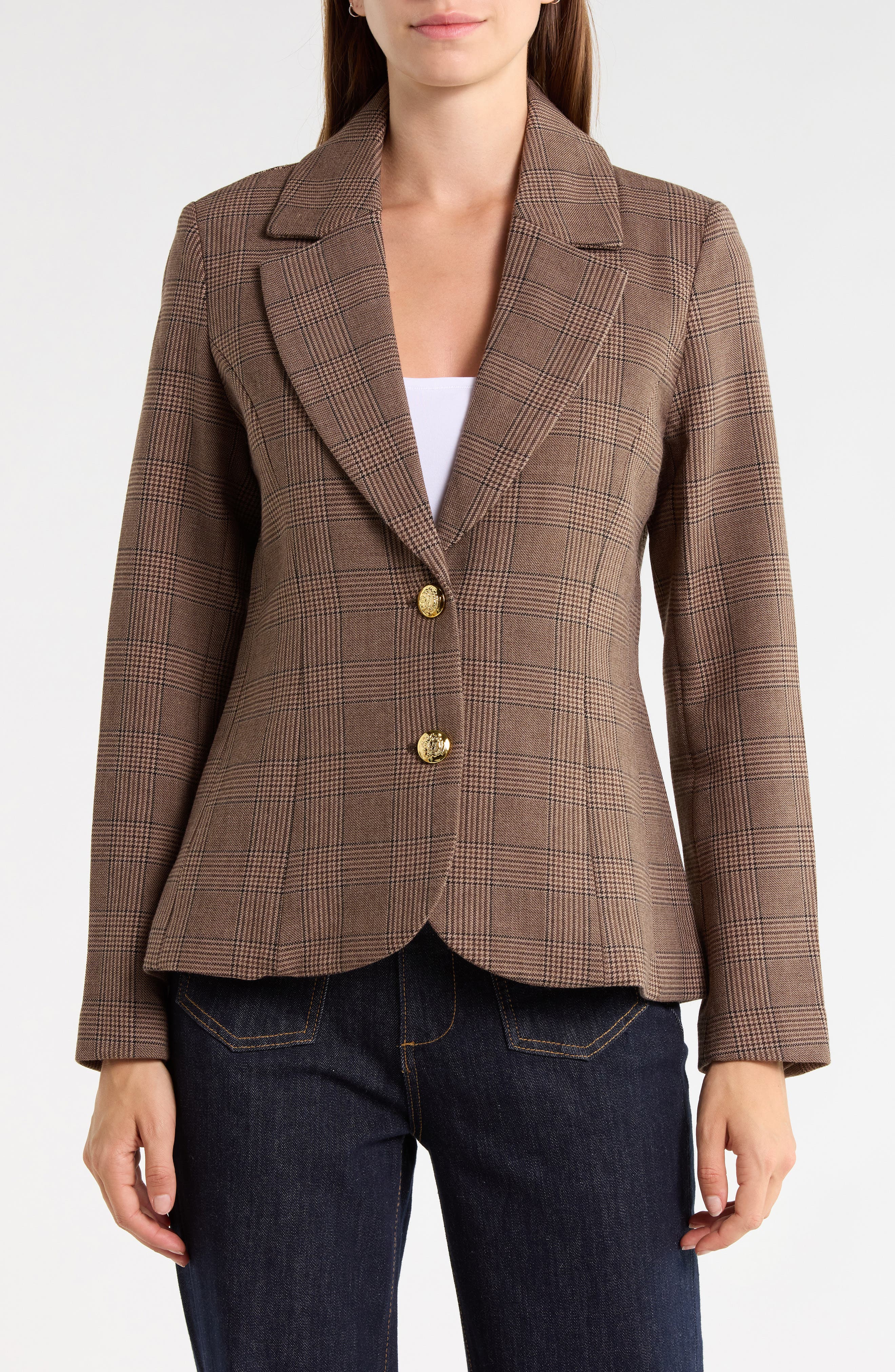 Plaid Blazer