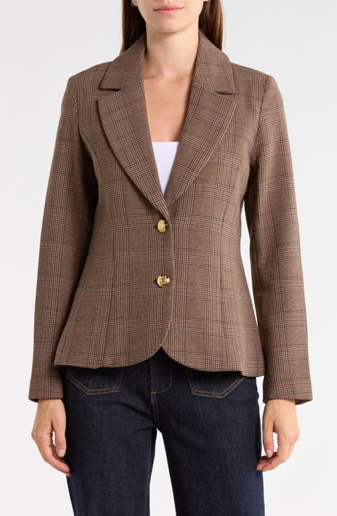 Plaid Blazer