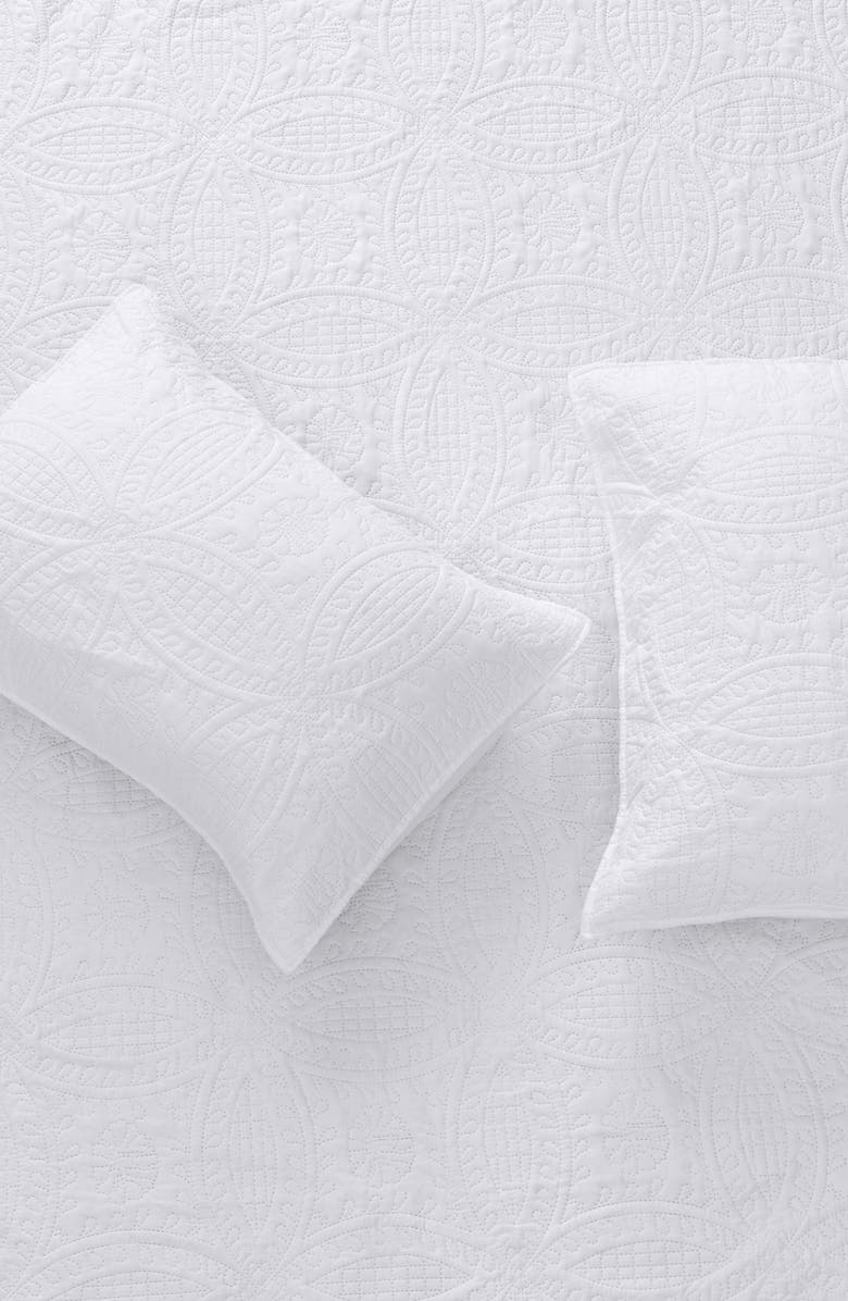 Woven & Weft Pinsonic 3-Piece Quilt Set, Alternate, color, White