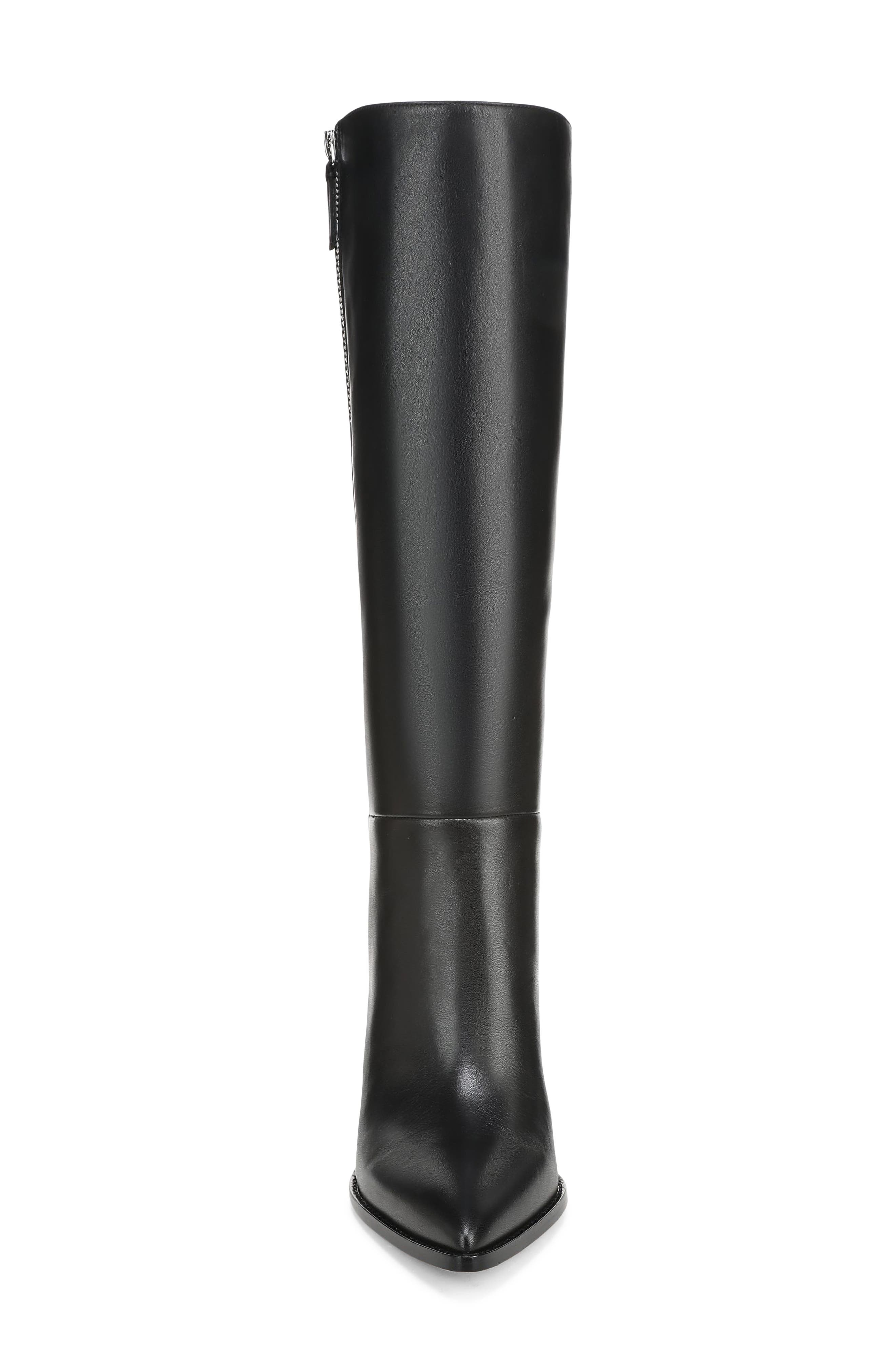 Levanne Leather Knee High Boot, Alternate, color, BLACK LEATHER