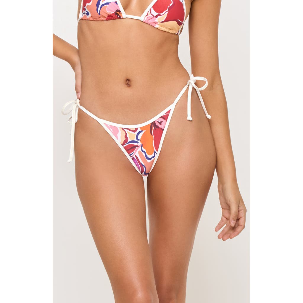 L*space Lspace Levy Bitsy Side Tie Bikini Bottoms In Multi