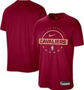 Nike Men's Nike Wine Cleveland Cavaliers 2025/26 On-Court Flare Dri-FIT Tri-Blend Practice T-Shirt