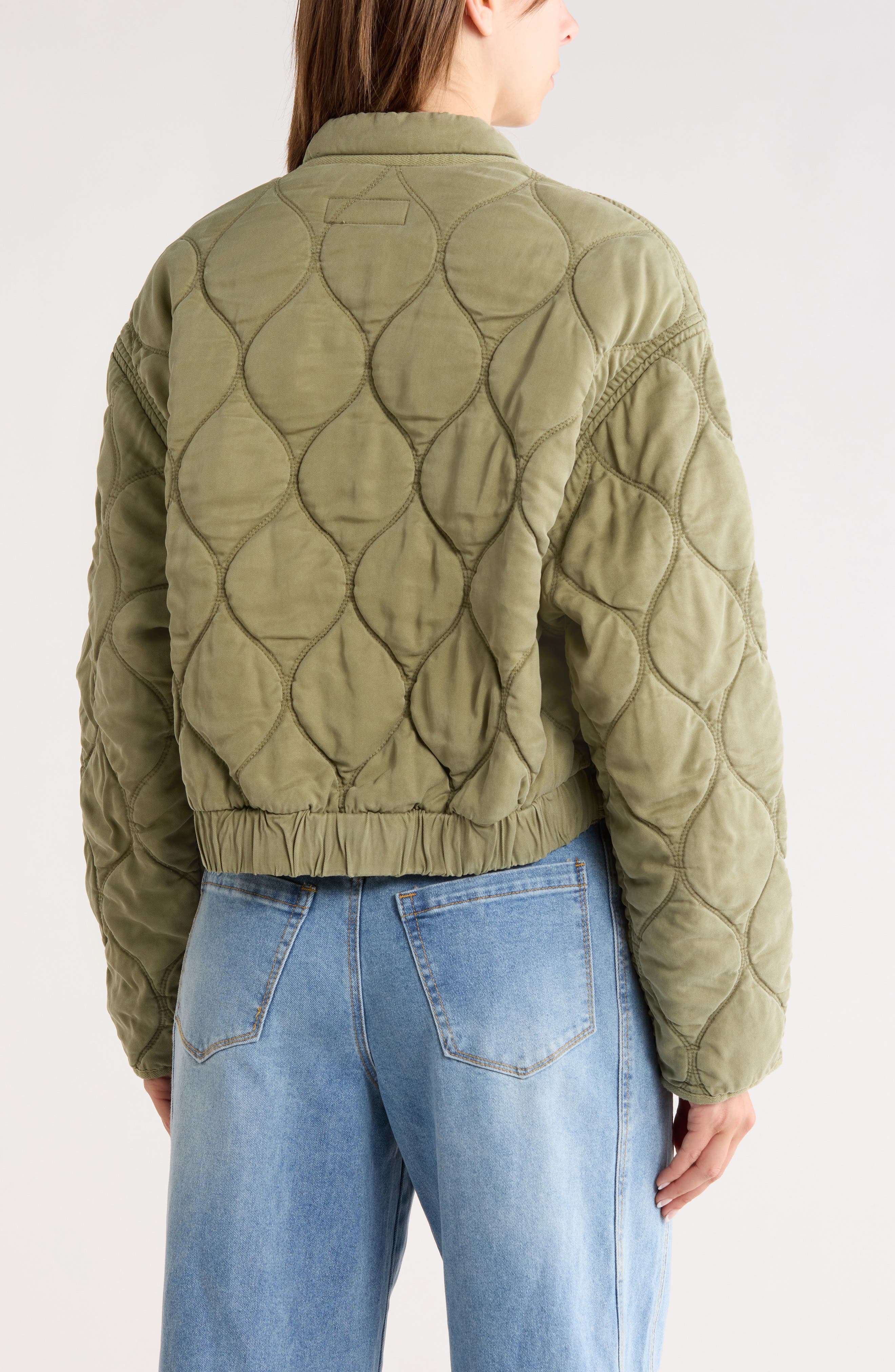 Quilted Bomber Jacket - image 4