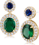 CZ by Kenneth Jay Lane Pavé Cubic Zirconia Drop Earrings