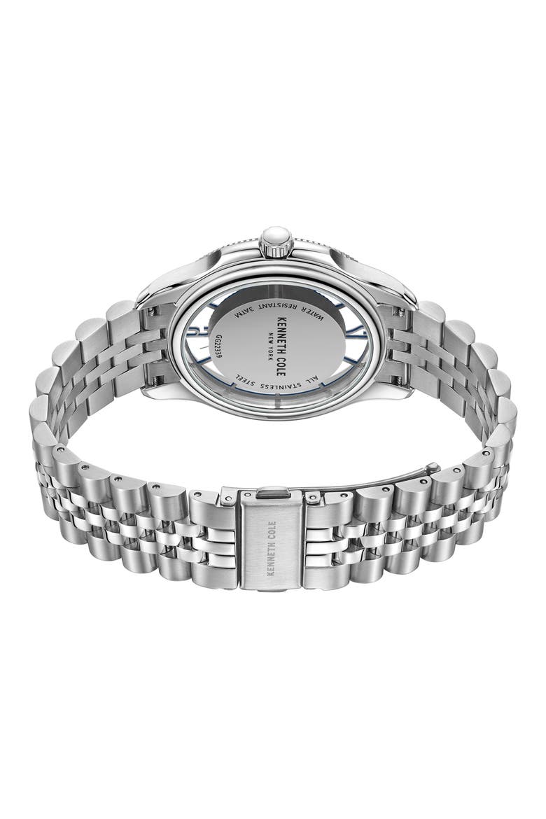 Transparency Bracelet Watch, 42mm, Alternate, color, SILVER