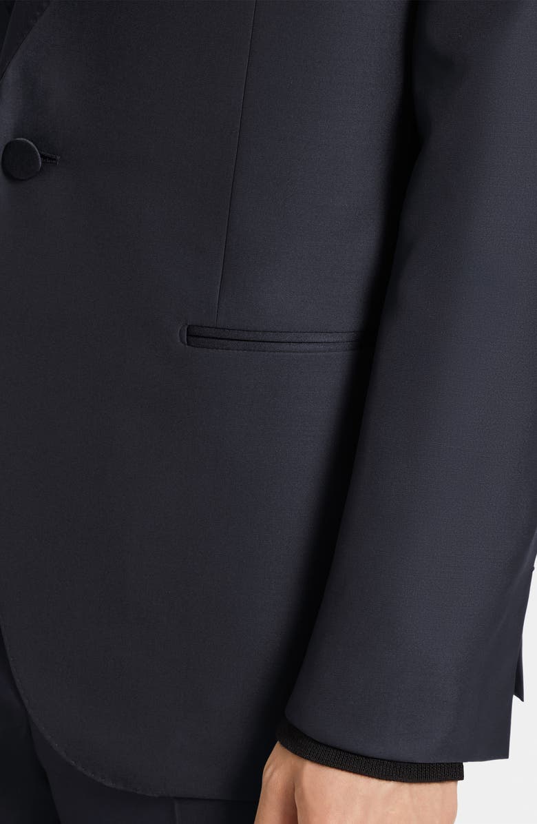 ZEGNA Trofeo 600 Wool & Silk Tuxedo, Alternate, color, Navy