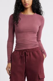 BP. Ribbed Long Sleeve T-Shirt