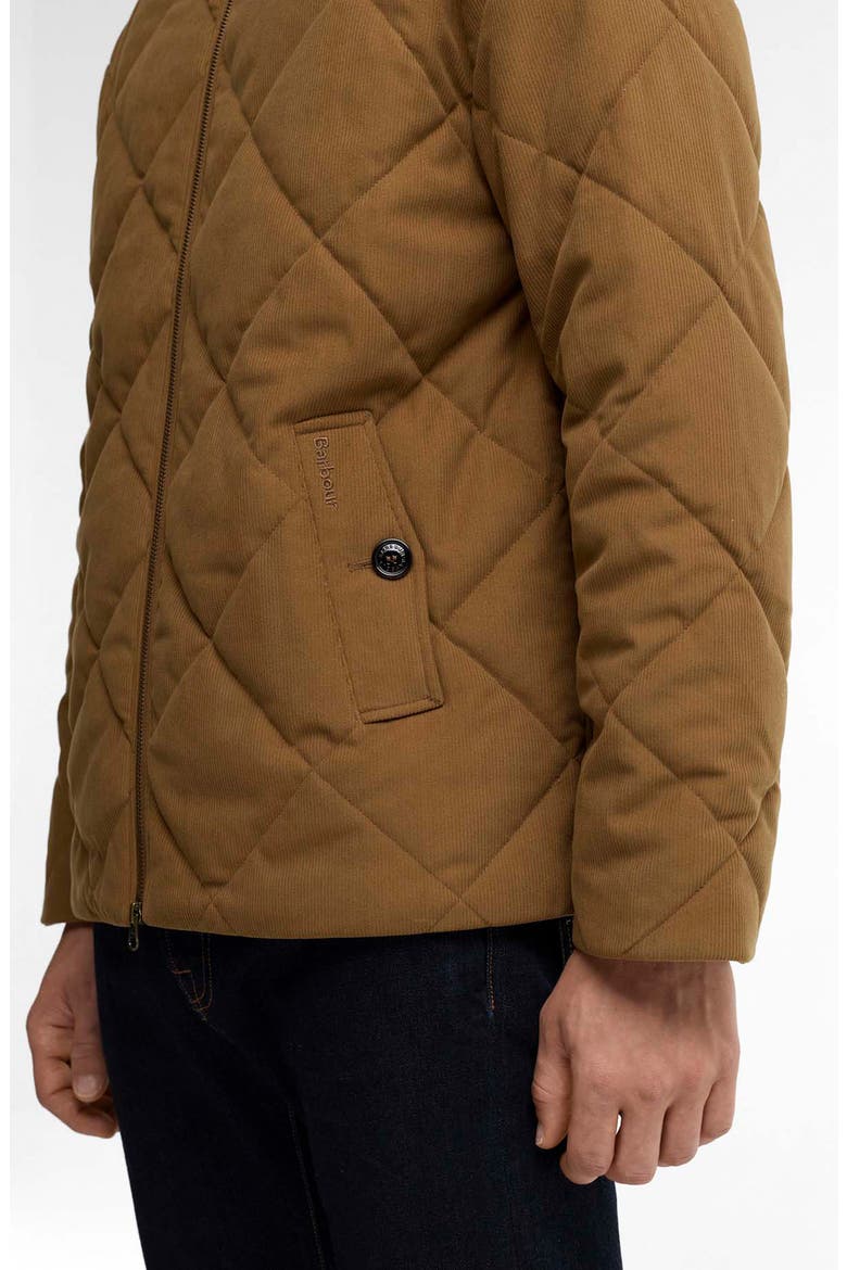 Corden Quilted Jacket, Alternate, color, DARK SANDSTONE
